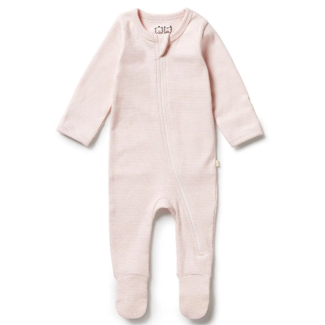 Sleepwear & Pjs*Wilson + Frenchy Wilson & Frenchy Organic Stripe Rib Zipsuit with Feet