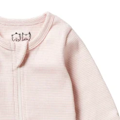 Sleepwear & Pjs*Wilson + Frenchy Wilson & Frenchy Organic Stripe Rib Zipsuit with Feet