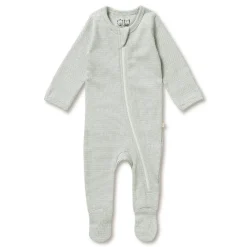 Sleepwear & Pjs*Wilson + Frenchy Wilson & Frenchy Organic Stripe Rib Zipsuit with Feet