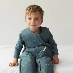 Sleeping Suits*Woolbabe Duvet Sleeping Suit - Discontinued Pine Stars