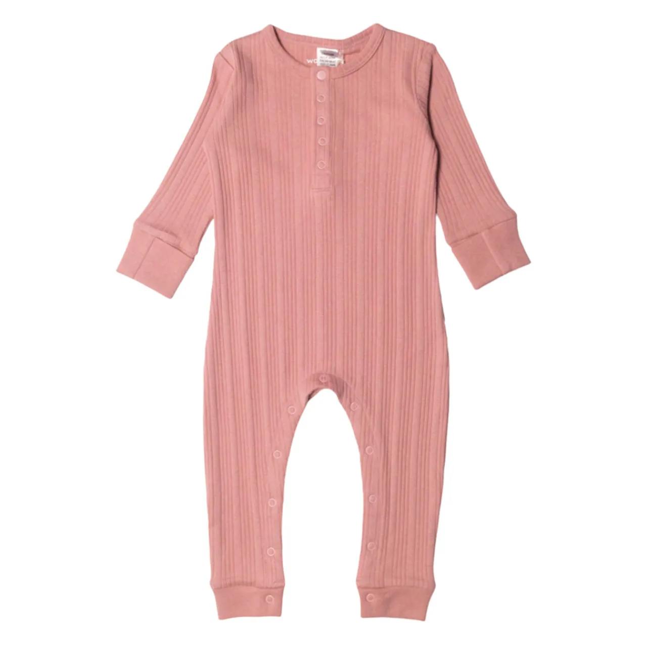 Sleepwear & Pjs|Merino Clothing & Sleepwear*Woolbabe Merino/Organic Cotton Long Sleeve Henley Suit - Daydream Collection