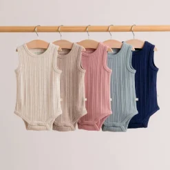 Bodysuits & Singlets|Merino Clothing & Sleepwear*Woolbabe Merino/Organic Cotton Singletsuit - Daydream Collection