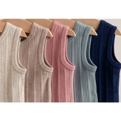 Bodysuits & Singlets|Merino Clothing & Sleepwear*Woolbabe Merino/Organic Cotton Singletsuit - Daydream Collection