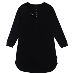 Grown Ups*Woolbabe Relax! Henley Long-Sleeve Nightie Solid Night