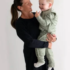 Grown Ups*Woolbabe Relax! Henley Long-Sleeve Nightie Solid Night