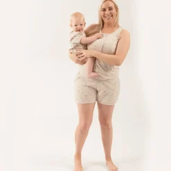 Grown Ups*Woolbabe Relax! Lounge Shorts - Sale Dune Sunburst