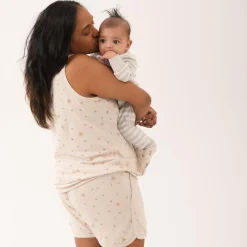 Grown Ups*Woolbabe Relax! Lounge Shorts - Sale Dune Sunburst