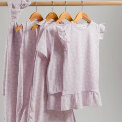 Sleepwear & Pjs|Merino Clothing & Sleepwear*Woolbabe Summer Nightie Mauve Manuka
