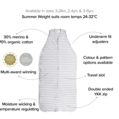 Summer Sleeping Bags*Woolbabe Summer Sleeping Bag