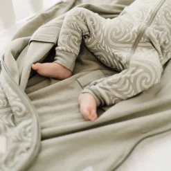 Sleepwear & Pjs|Sleeping Suits*Woolbabe X BO & KO Collab Pyjama Suit Flax Ngaru