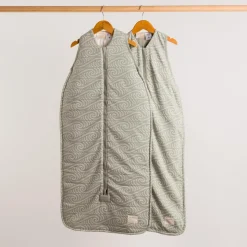 Mid Season Sleeping Bags*Woolbabe X BO & KO Collab 3 Seasons Front Zip Sleeping Bag Flax Ngaru