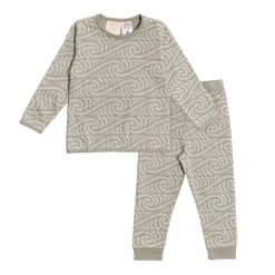 Sleepwear & Pjs*Woolbabe X BO & KO Collab Winter Pyjamas Flax Ngaru