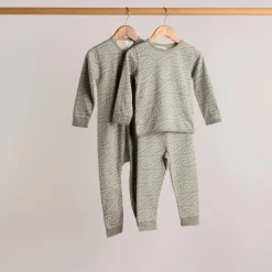 Sleepwear & Pjs*Woolbabe X BO & KO Collab Winter Pyjamas Flax Ngaru