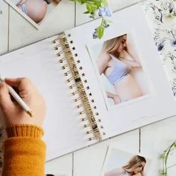 Gifts For Mum*Write To Me - Bump - My Pregnancy Journal - Light Grey