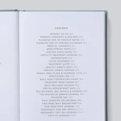 Gifts For Mum*Write To Me - IVF Journal Grey