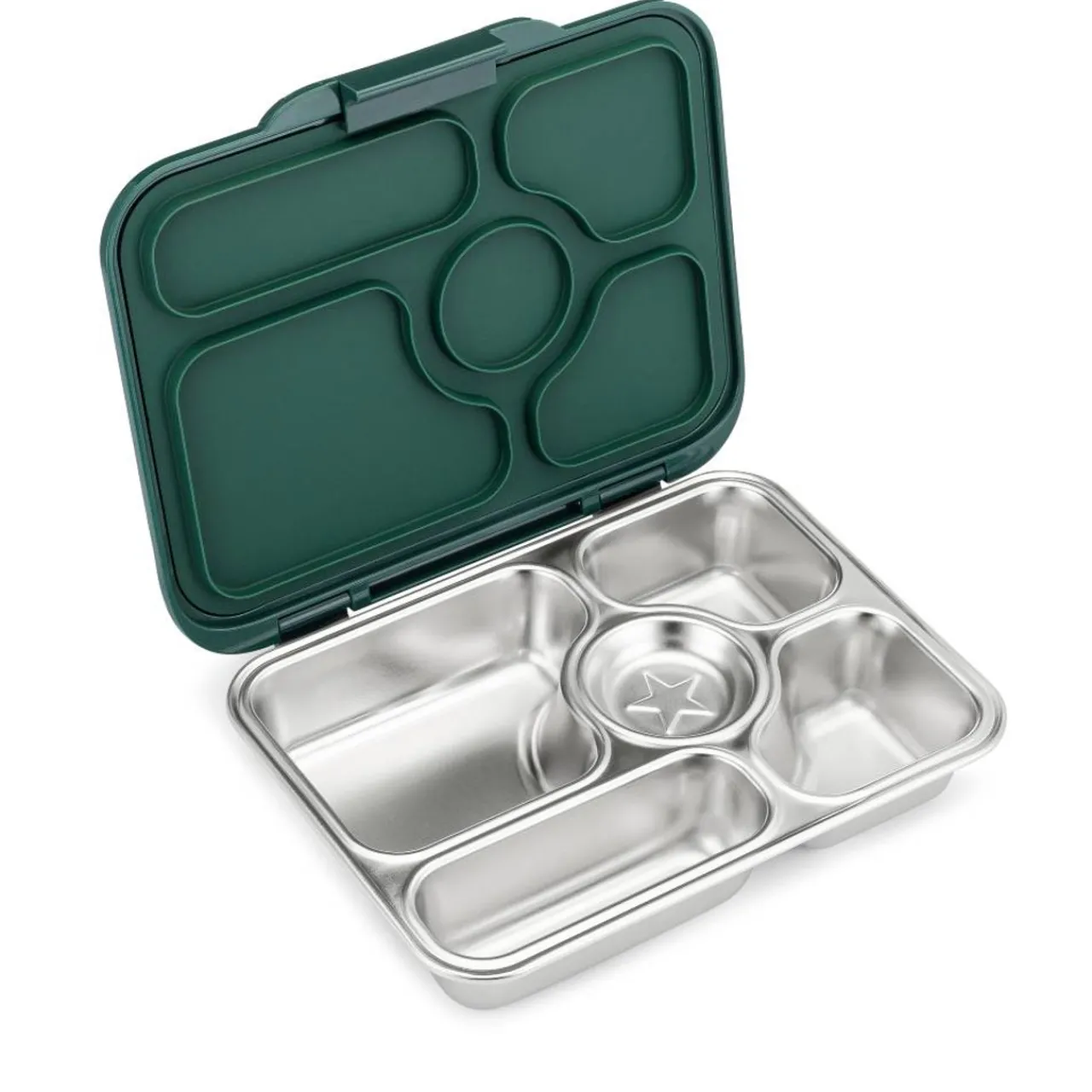 Lunchboxes, Snackboxes & Snack Bags*YumBox Presto Stainless Steel Bento Lunchbox Kale Green