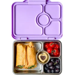 Lunchboxes, Snackboxes & Snack Bags|Lunch Boxes, Snack Boxes & Insulated Bags*YumBox Pret Stainless Steel 4 Compartment Bento Lunchbox